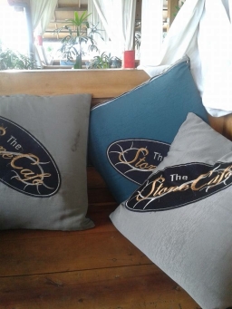 The Stone cafe pillow